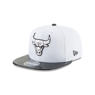 Chicago Bulls Gorra | New Era NBA Two Tone 9fifty Strapback Cap Mexico - Blancos